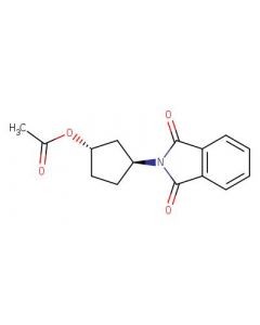 Astatech (1S,3S)-3-(1,3-DIOXOISOINDOLIN-2-YL)CYCLOPENTYL ACETATE; 0.25G; Purity 95%; MDL-MFCD32661287